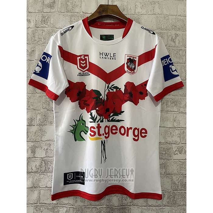 Jersey St. George Illawarra Dragons Rugby 2024 ANZAC